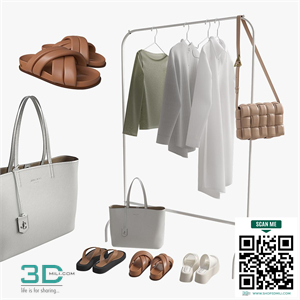 Set of clothes, shoes and bag