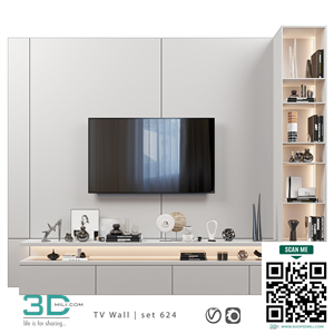 TV Wall  set 624