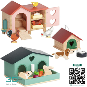 Tender Leaf Animal Toys Set
