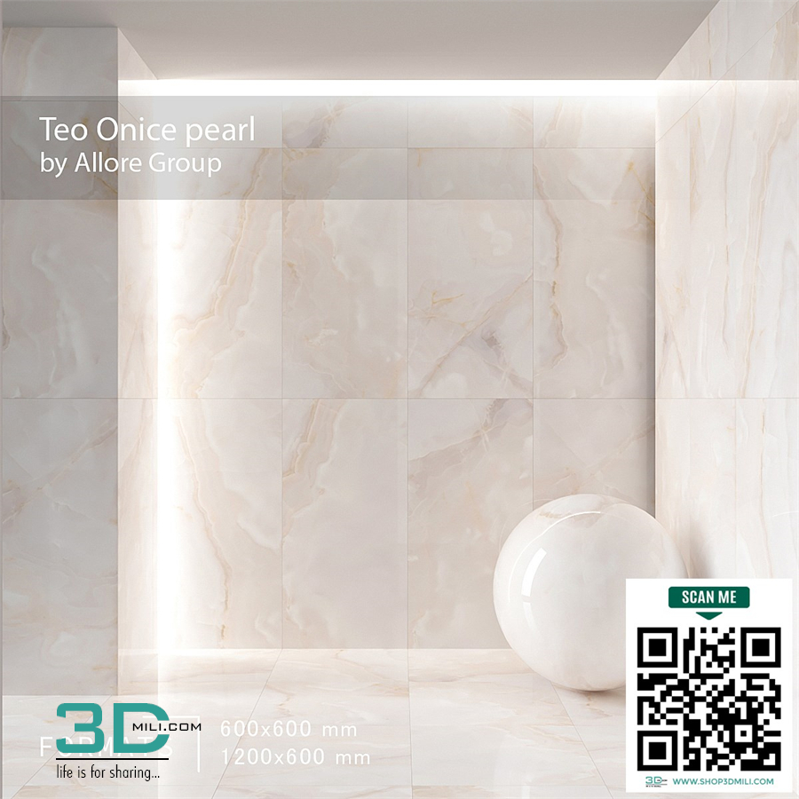 Teo Onice pearl FloorWall Tile
