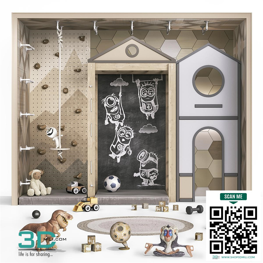Toys , decor and furniture for nursery 129