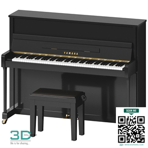 Yamaha b2 PE piano with bench