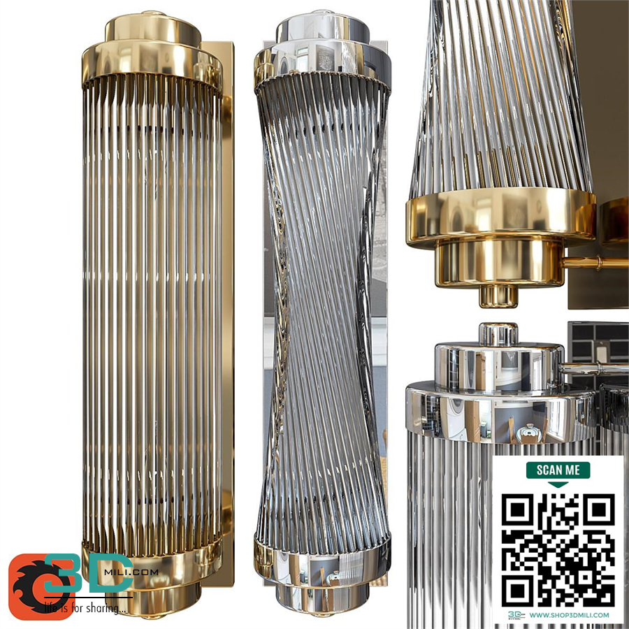 ZUMA LINE Kinkiet SERGIO W0528-02M-V6ACW0528-02M-B5AC