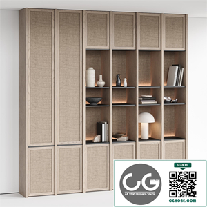 Shelving with decor 2