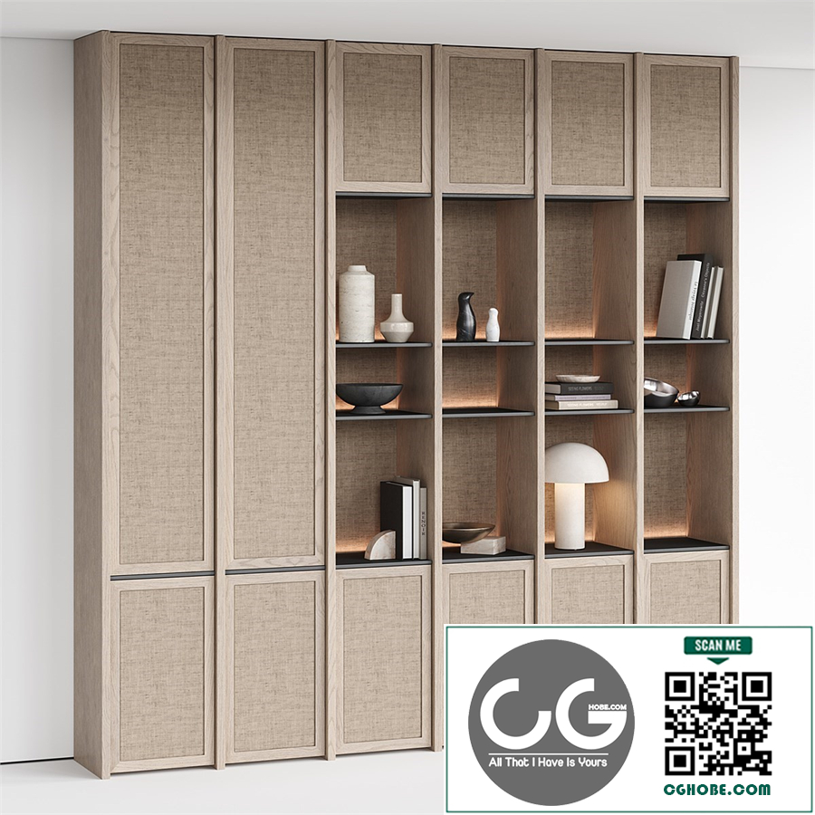 Shelving with decor 2