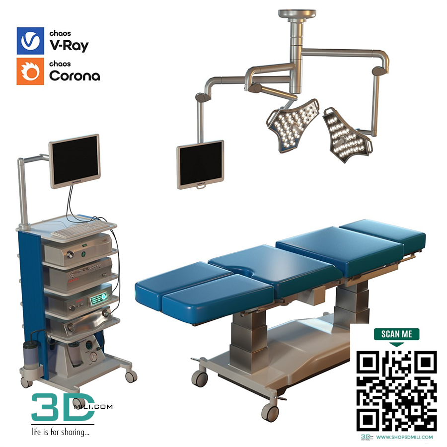 hospital equipment vol 3 (surgical room set)