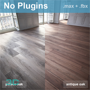 Parquet 4 (2 species, without the use of plug-ins)