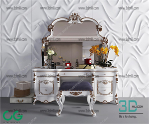 07.Classic Makeup Table PRO MODEL
