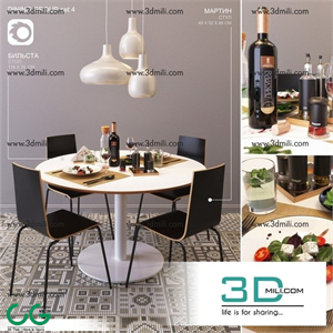81. Sell Album Super Table + Chair 3dsky Vol 02