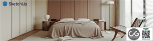 Modern antique home bedroom 