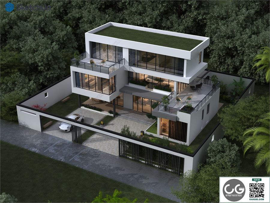 Modern villa SU model 