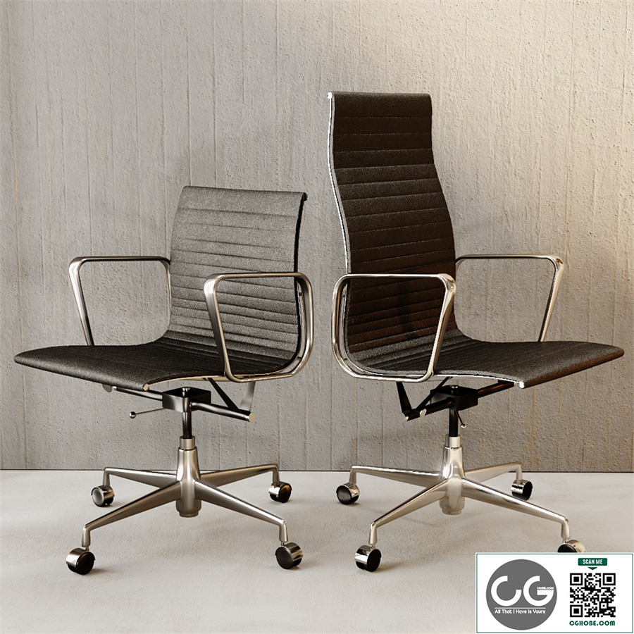 Office chair Eames Ribbed.Charles & Ray Eames