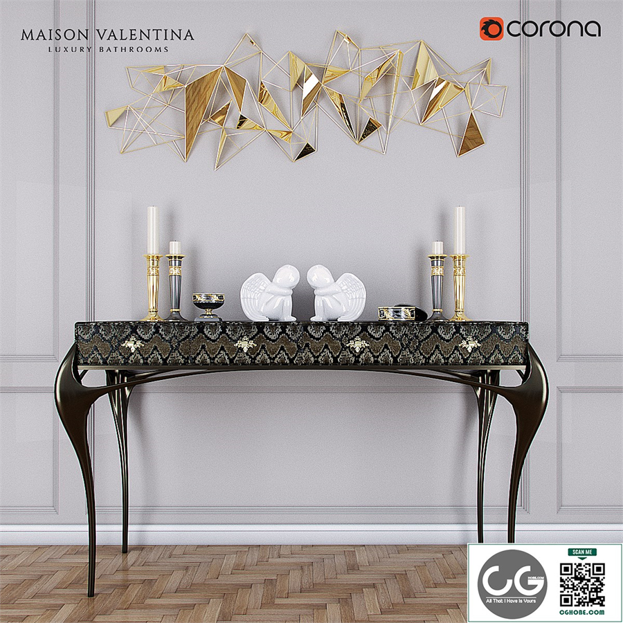 TEMPTATION CONSOLE & DECORATIVE ELEMENT