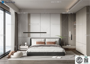 BEDROOM SKETCHUP MODEL