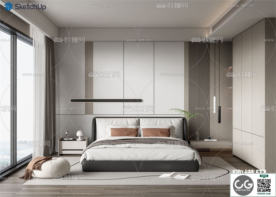 BEDROOM SKETCHUP MODEL