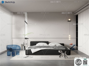 BEDROOM SKETCHUP MODEL