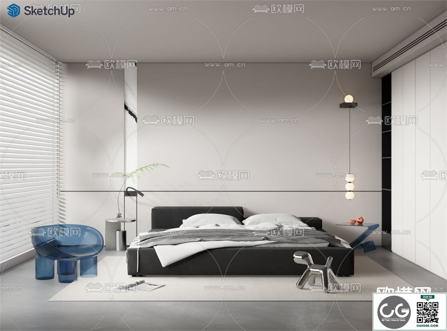BEDROOM SKETCHUP MODEL