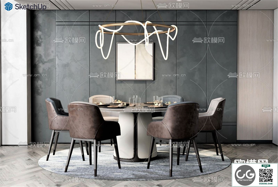 DINING ROOM SKETCHUP MODEL