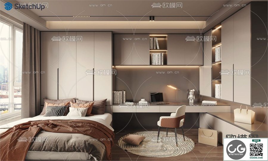 BEDROOM SKETCHUP MODEL