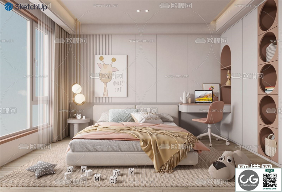 BEDROOM SKETCHUP MODEL