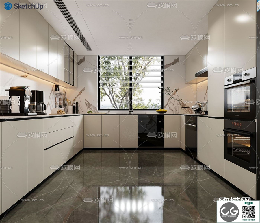 KITCHEN SKETCHUP MODEL 