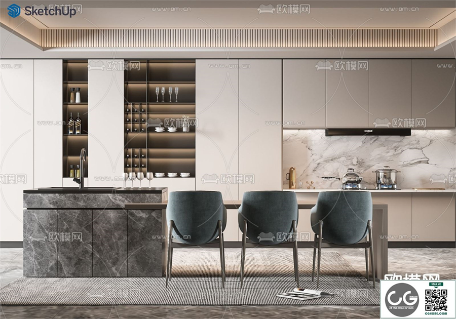 DINING ROOM SKETCHUP MODEL
