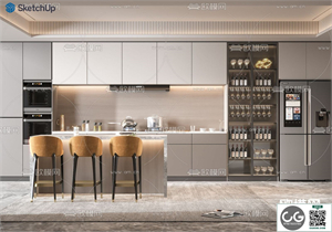 DINING ROOM SKETCHUP MODEL