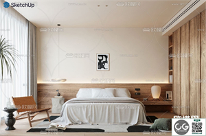 BEDROOM SKETCHUP MODEL
