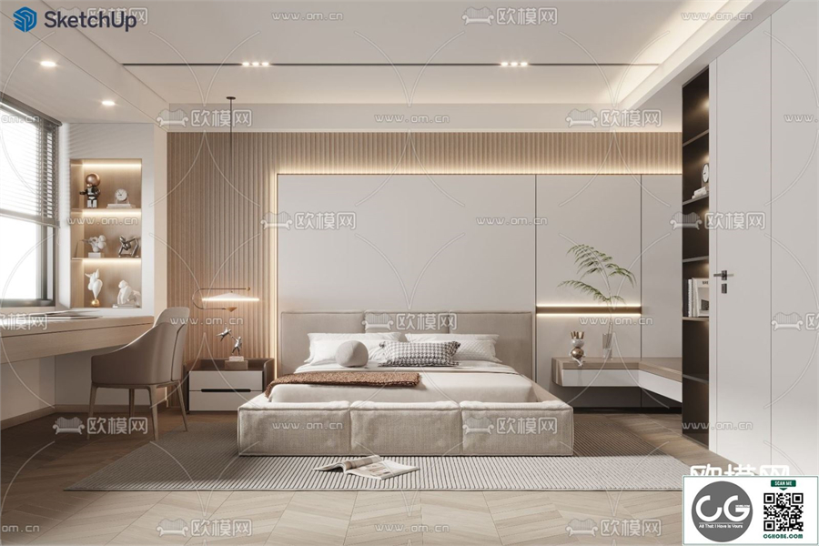 BEDROOM SKETCHUP MODEL