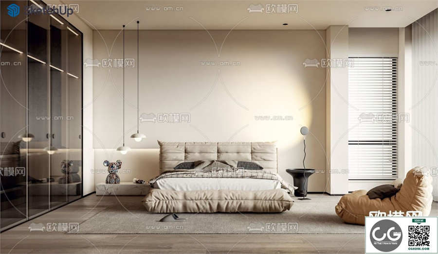 BEDROOM SKETCHUP MODEL