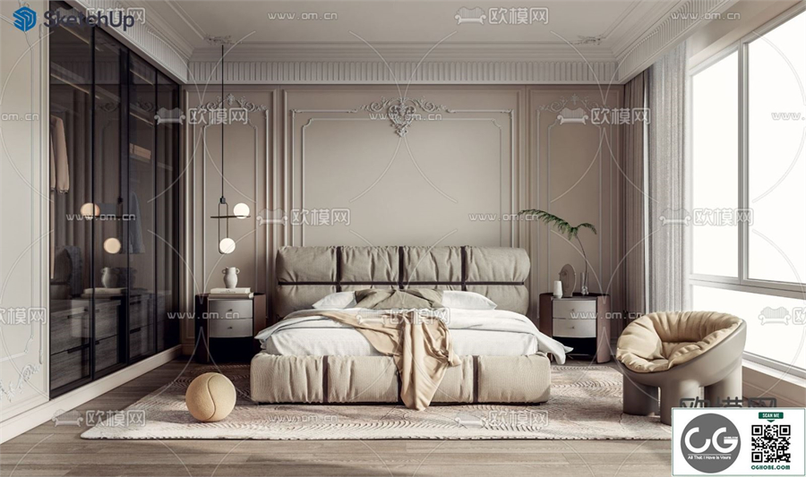 BEDROOM SKETCHUP MODEL