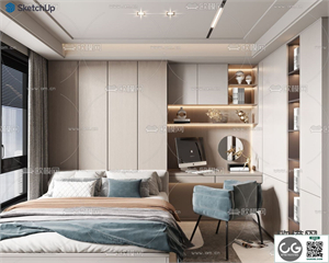 BEDROOM SKETCHUP MODEL