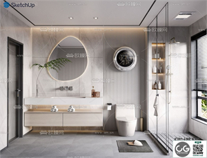 BATHROOM SKETCHUP MODEL