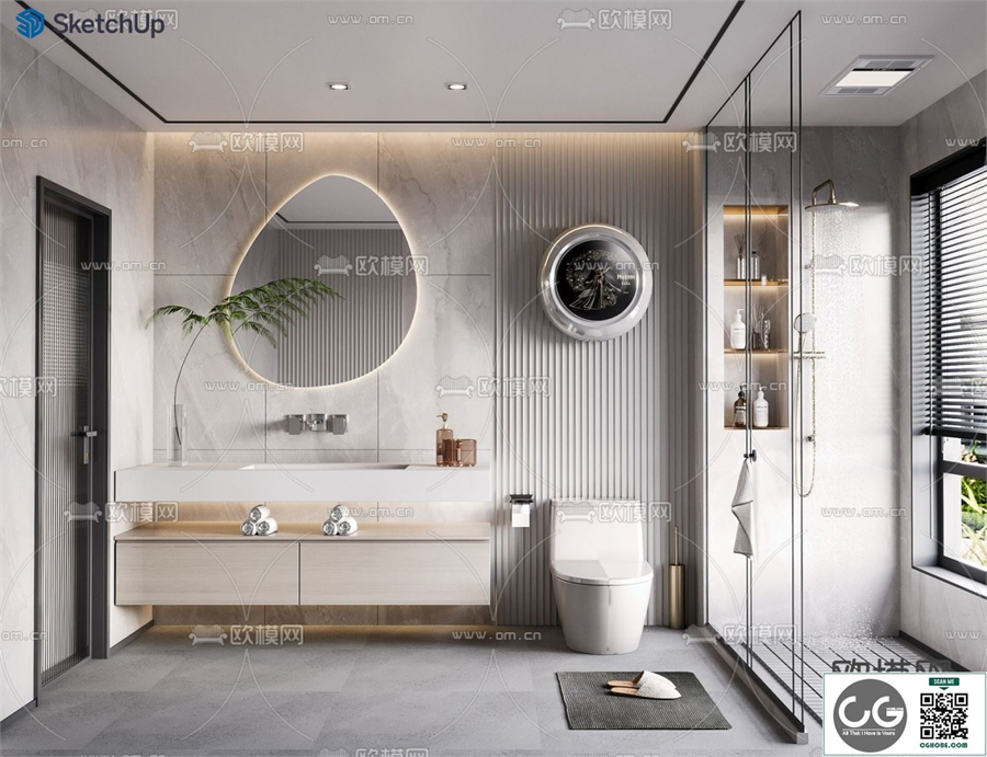 BATHROOM SKETCHUP MODEL
