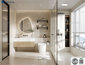 BATHROOM SKETCHUP MODEL