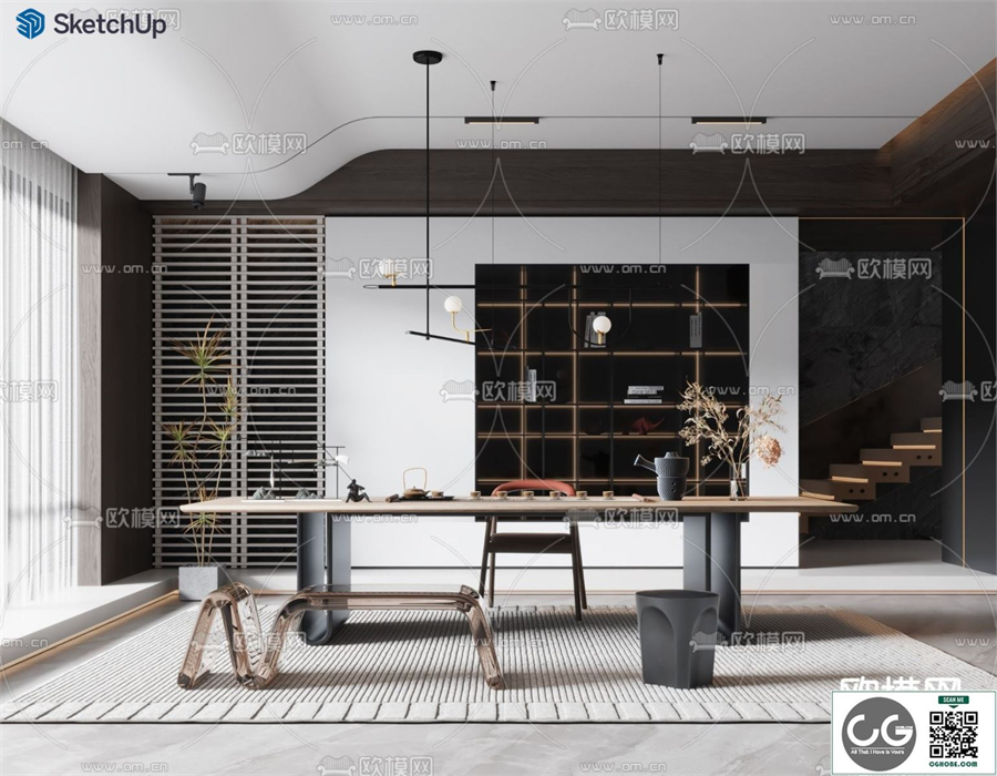 STUDY SKETCHUP MODEL