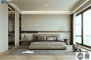 BEDROOM SKETCHUP MODEL