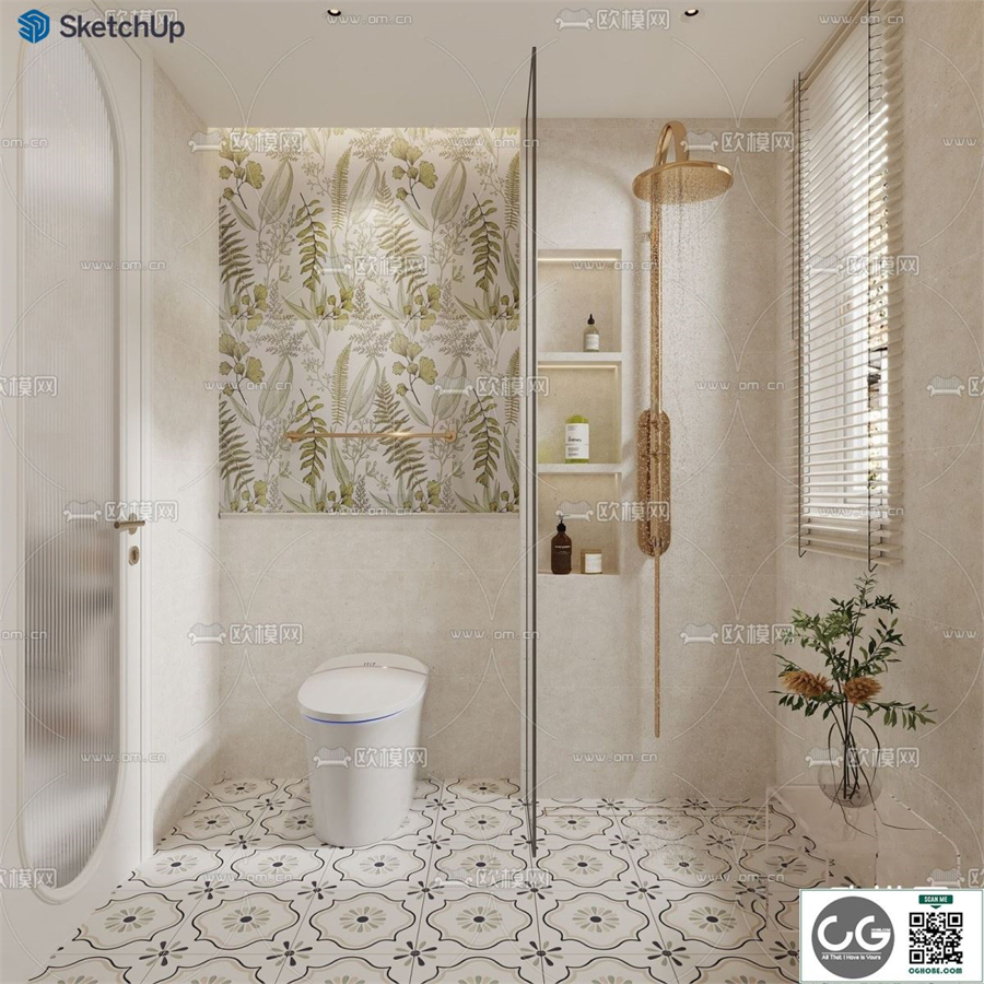 BATHROOM SKETCHUP MODEL