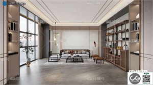 MEETING ROOM SKETCHUP MODEL