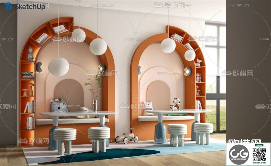 TEAROOM SKETCHUP MODEL