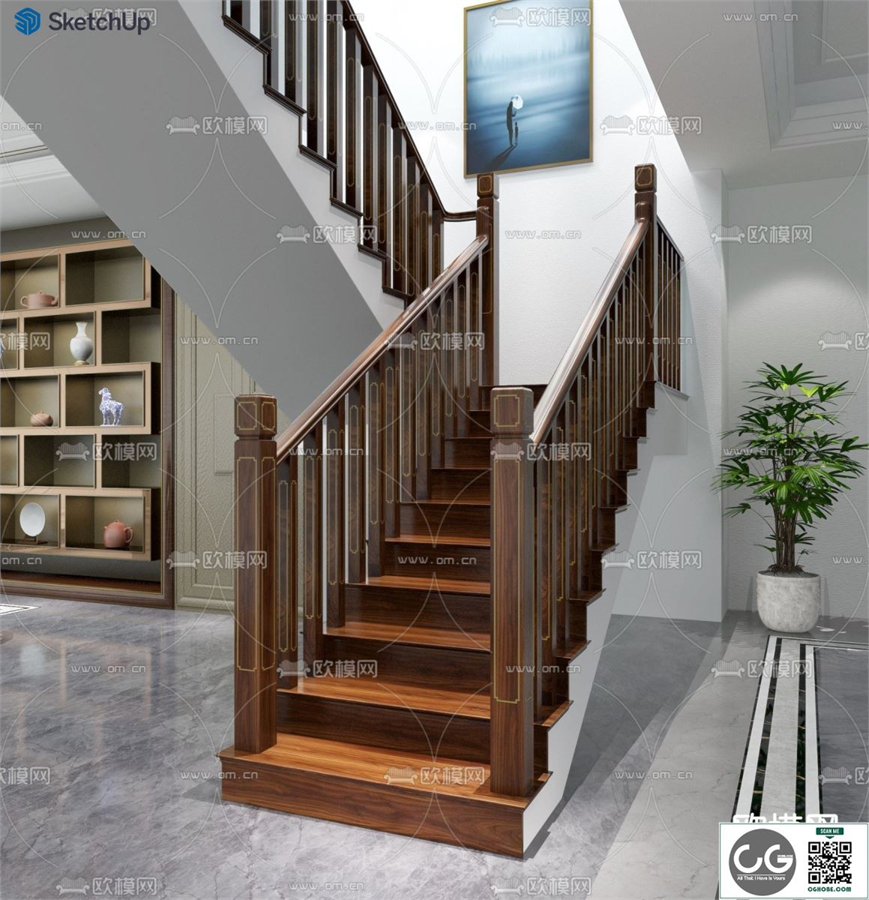 STAIR SKETCHUP MODEL