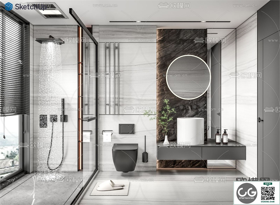 BATHROOM SKETCHUP MODEL