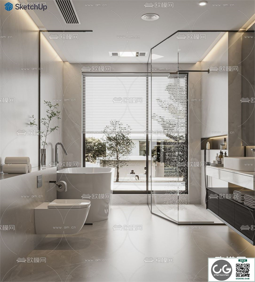 BATHROOM SKETCHUP MODEL