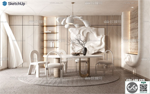 DINING ROOM SKETCHUP MODEL