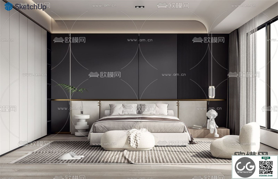 BEDROOM SKETCHUP MODEL