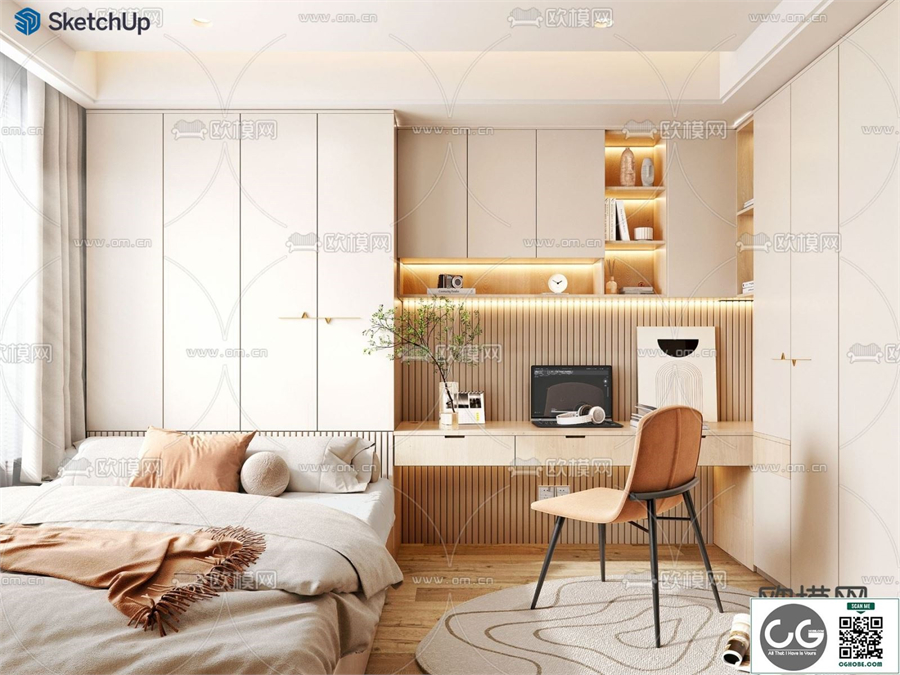 BEDROOM SKETCHUP MODEL