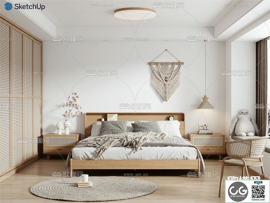 BEDROOM SKETCHUP MODEL