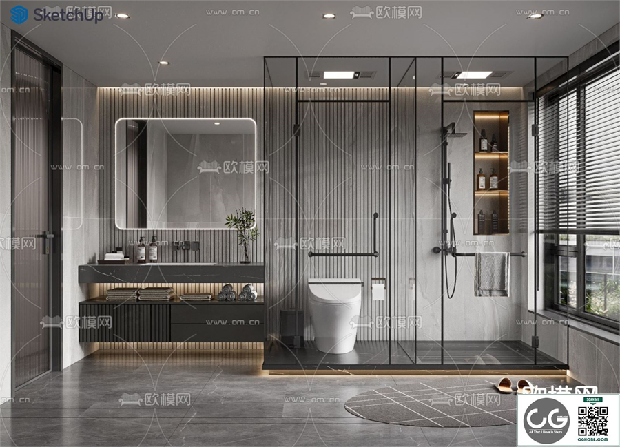 BATHROOM SKETCHUP MODEL