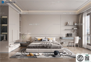 BEDROOM SKETCHUP MODEL