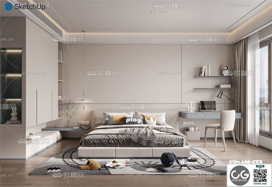 BEDROOM SKETCHUP MODEL